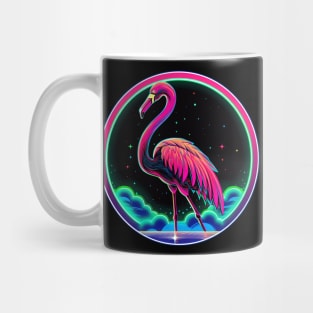 Flamingo Lover Cosmic Space Animals Tropical Beach Mug